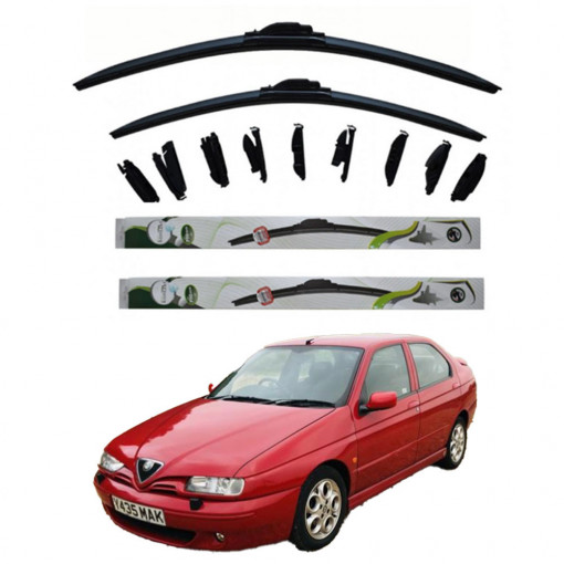Set 2 stergatoare Multi Adapter 60/48 cm compatibile cu Alfa Romeo 146(1997 - 2001) (58 cm/45 cm)