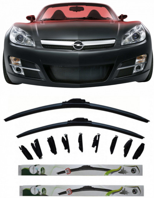 Set 2 stergatoare Multi Adapter 60/48 cm compatibile cu Opel GT(2007) (55 cm/40 cm)