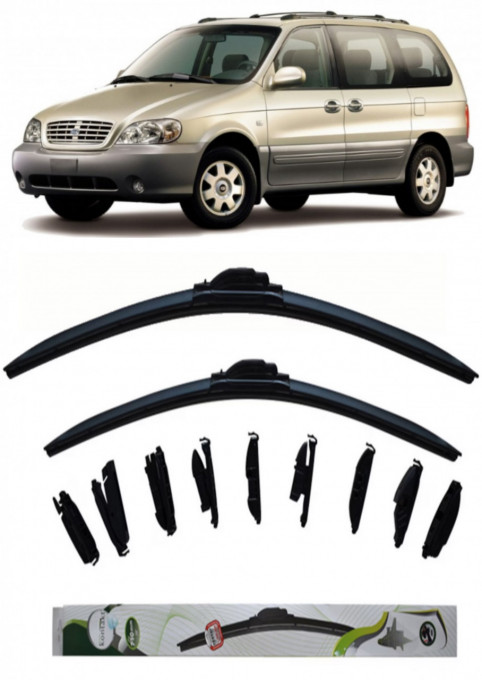 Set 2 stergatoare MultiAdapter 60cm/60cm compatibile cu Kia CARNIVAL I (UP) (1999-2001) (60 cm/60 cm)
