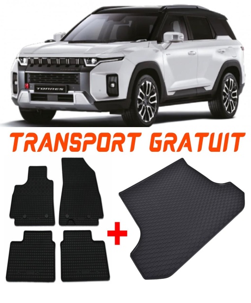 Ssang Yong Set Covorase + tavita portbagaj auto Ssang Yong Torres fabricatie 2023 - prezent, caroserie suv