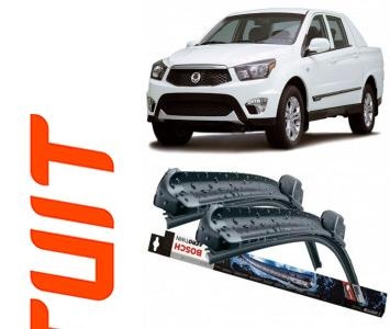 Ssangyong ACTyon Set 2 stergatoare parbriz Bosch Bosch Aerotwin compatibile cu Ssangyong ACTyon 2012 (53 cm / 47.5 cm)