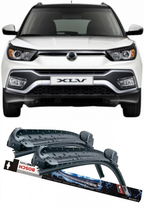 Ssangyong Xlv Set 2 stergatoare parbriz Bosch Bosch Aerotwin compatibile cu Ssangyong Xlv 2016 (60 cm / 40 cm)
