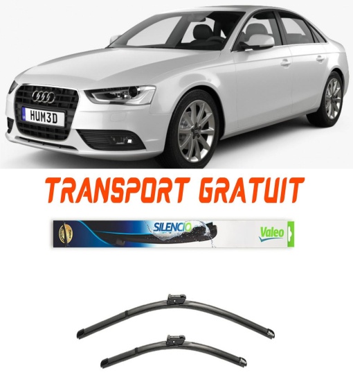 Stergatoare Audi A4 Set 2 stergatoare parbriz Valeo pentru Audi A4 2007-2015 (60 cm / 50 cm)