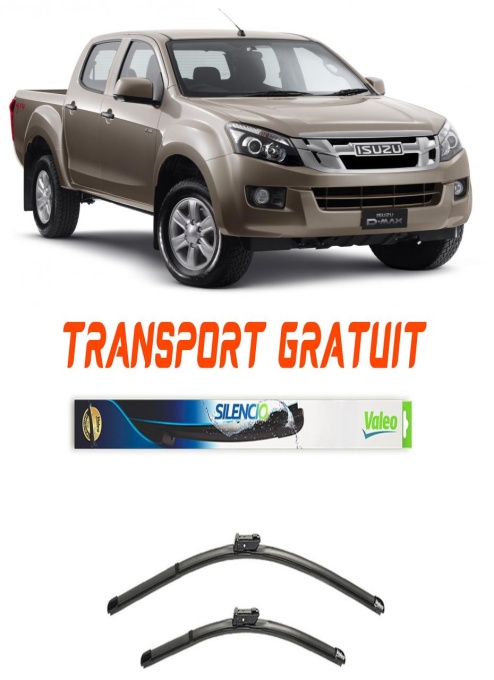Stergatoare Isuzu D-Max I Platform/Chassis Set 2 stergatoare parbriz Valeo 600/475mm pentru Isuzu D-MAX I Platform/Chassis (TFR, TFS) (2007-2012) (55 cm / 47.5 cm)