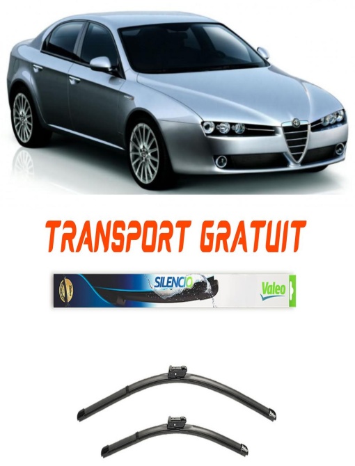 Stergatoare Set 2 stergatoare parbriz Valeo pentru Alfa Romeo 159 (939) Berlina (06.05 - 12.08) Valeo