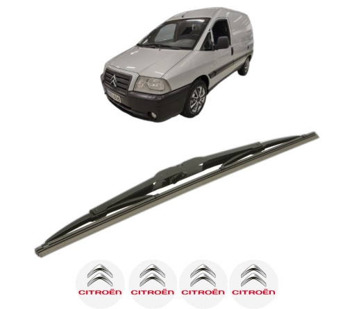 Stergator lamela spate CITROEN JUMPY II Platform/Chassis din 2006 - 2016, pentru luneta auto, Bosch Twin, din cauciuc siliconat rezistent, 4 Stickere Auto CITROEN
