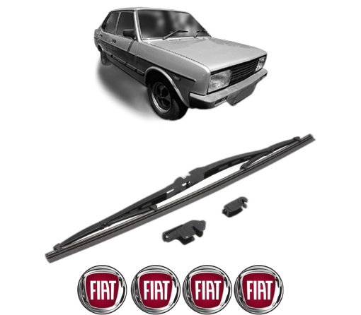 Stergator lamela spate FIAT 131 (131_) din 1974 - 1987, pentru luneta auto, Valeo Silencio, din cauciuc siliconat rezistent, 4 Stickere Auto FIAT