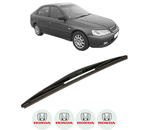 Stergator lamela spate HONDA ACCORD VI Hatchback (CH, CL) din 1999 - 2002, pentru luneta auto, Bosch Twin, din cauciuc siliconat rezistent, 4 Stickere Auto HONDA