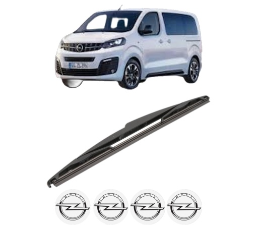 Stergator lamela spate OPEL VIVARO C Bus (K0) din 2019 - 2024, pentru luneta auto, Valeo Silencio, din cauciuc siliconat rezistent, 4 Stickere Auto OPEL