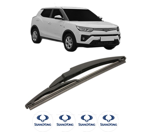 Stergator lamela spate SSANGYONG TIVOLI GRAND din 2021, pentru luneta auto, Bosch Twin, din cauciuc siliconat rezistent, 4 Stickere Auto SSANGYONG