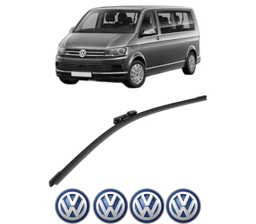 Stergator lamela spate Volkswagen MULTIVAN T6 (SGF, SGM, SGN, SHM, SHN) din 2015 - 2024, pentru luneta auto, Bosch Aerotwin, din cauciuc siliconat rezistent, 4 Stickere Auto VW