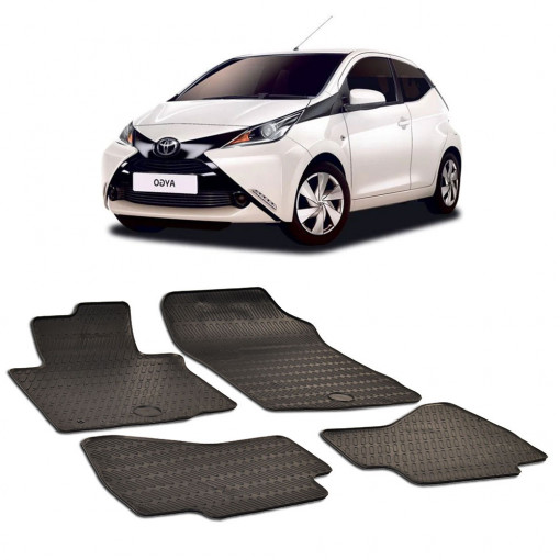Toyota Aygo (2005-2014) Set 4 covorase auto cauciuc Urban Line