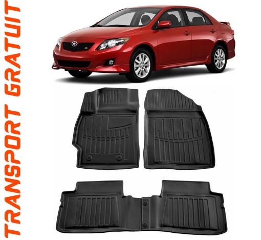 Toyota Corolla (E140) (2006-2012) Set covorase auto cauciuc G.Modern Line 3D