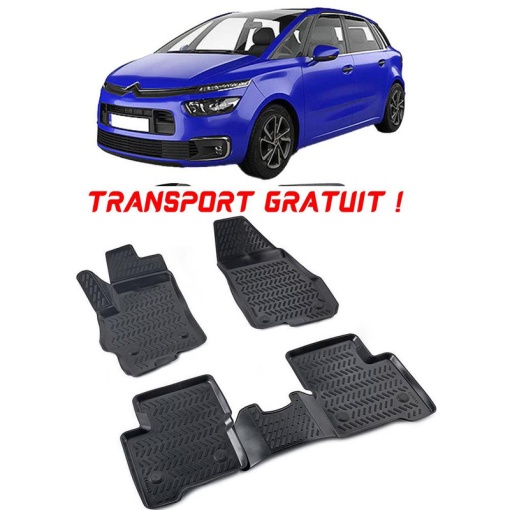 Citroen C5 I (Dc / De)2001-2007 Set 4 covorase auto din cauciuc tip tavita premium line 3D - Transport Gratuit!