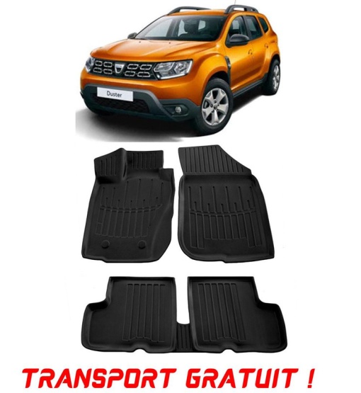 Dacia Duster 4Wd (2010-2015) Set covorase auto cauciuc G.Modern Line 3D transport gratuit