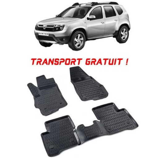 Dacia Duster 4X4 2010-2017 Set 4 covorase auto din cauciuc tip tavita premium line 3D - Transport Gratuit!