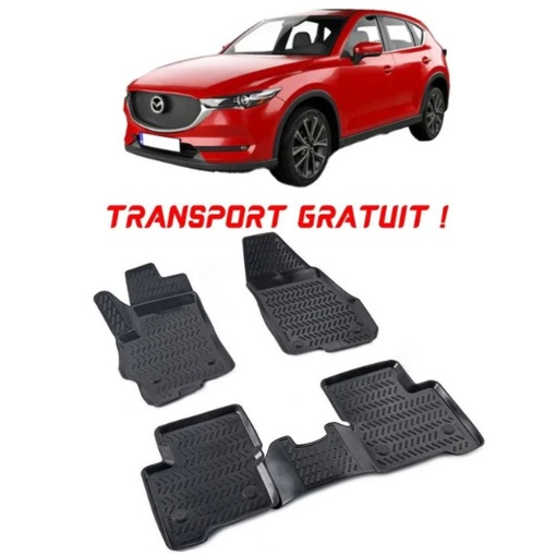 Mazda CX-5 II 2017- Set 4 covorase auto din cauciuc tip tavita premium line 3D - Transport Gratuit!
