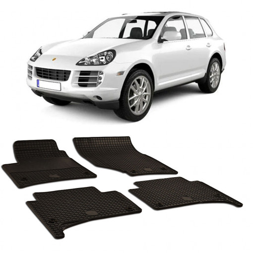 Porsche Cayenne (2003-2009) Set 4 covorase auto cauciuc Urban Line