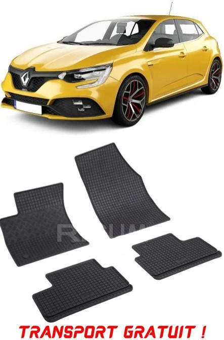 Renault Megane IV, Hatchback, fabricat din 01.2016 - Prezent, set covorase auto dedicate, din cauciuc 100% Premium - Transport Gratuit