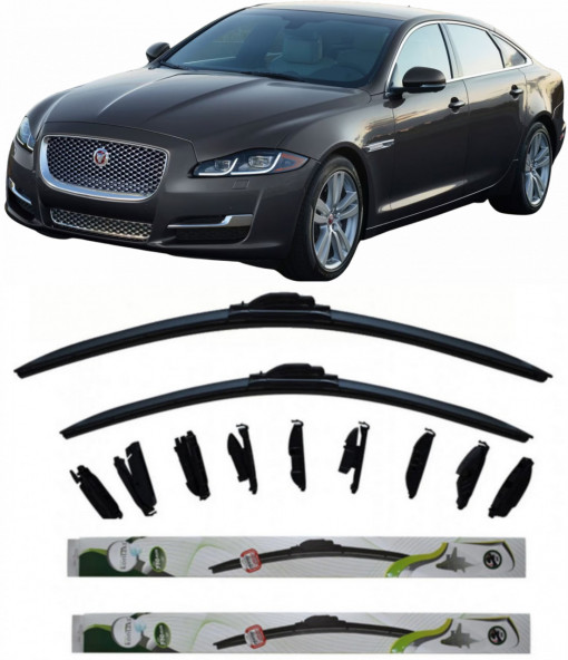 Set 2 stergatoare Kontakt Multi Adapter 60 cm/45 cm compatibile cu Jaguar Xj (X351) din 2009-2016 (60 cm/45 cm)