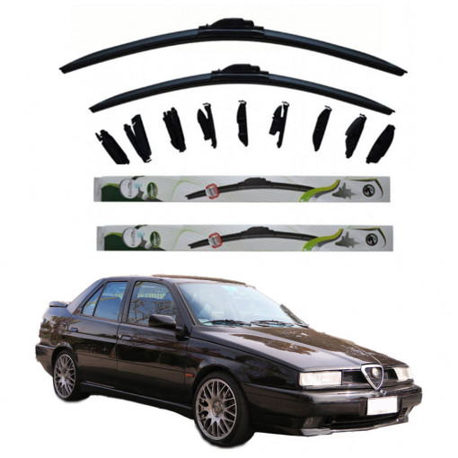 Set 2 stergatoare Multi Adapter 60/48 cm compatibile cu Alfa Romeo 155(1992 - 1997 ) (53 cm/48 cm)