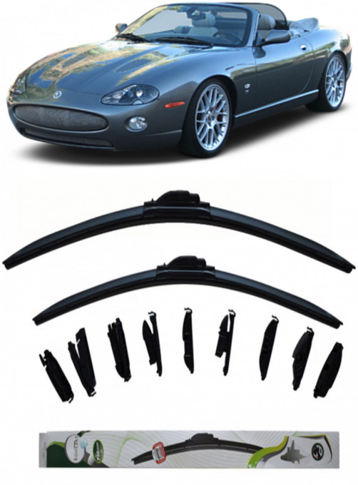 Set 2 stergatoare Multi Adapter 60/48 cm compatibile cu Jaguar XK(1996 - 2005) (53 cm/53 cm)