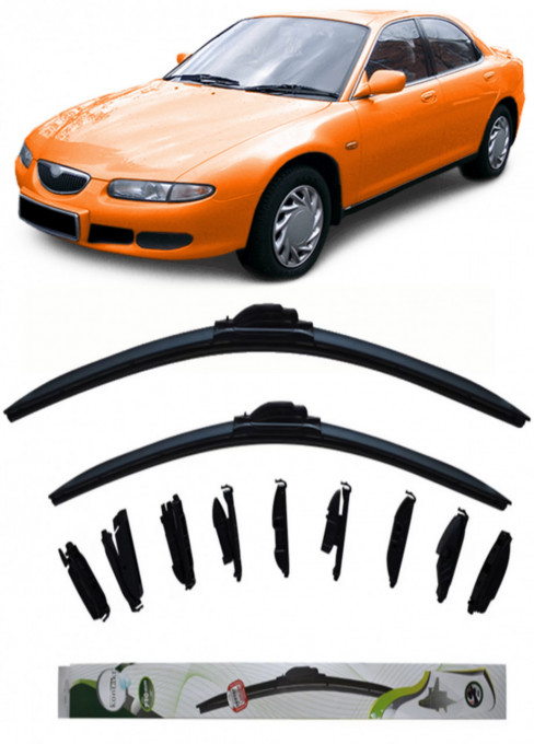 Set 2 stergatoare MultiAdapter 53cm/50cm compatibile cu Mazda Xedos 6(1992 - 1999) (53 cm/50 cm)