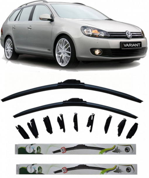 Set 2 stergatoare MultiAdapter 60cm/48cm compatibile cu Volkswagen GOLF VI Variant (AJ5) (2009-2013) (60 cm/48 cm)