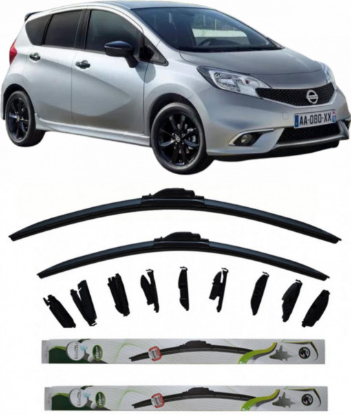 Set 2 stergatoare MultiAdapter 65cm/30cm compatibile cu Nissan NOTE (E12) (2012-2016) (65 cm/30 cm)