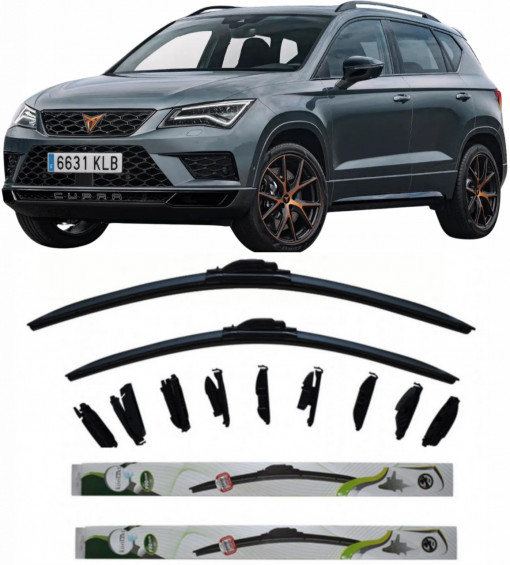 Set 2 stergatoare MultiAdapter 65cm/45cm compatibile cu Cupra ATECA (KH7, KHP) (2018) (65 cm/45 cm)