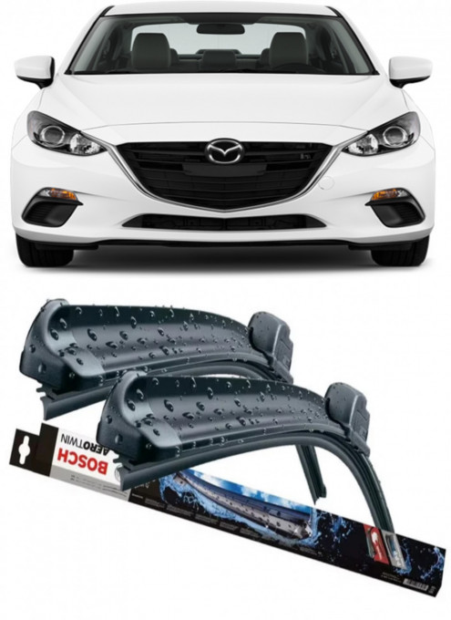 Set 2 stergatoare parbriz Bosch Aerotwin 600/475mm compatibile cu Mazda 3 Saloon (BM_, BN_) (2013-2019) Bosch