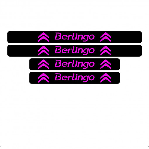 Set 4 protectii praguri auto autoadezive Berlingo
