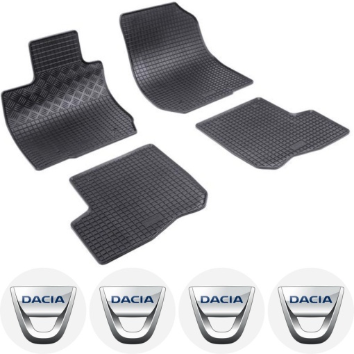 Set covorase Dacia Logan 2004 - 2013 si 4 stickere rotunde Dacia