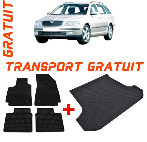 Skoda Octavia I din 1998 - 2004 Combi *1 , Set Covorase + tavita portbagaj auto