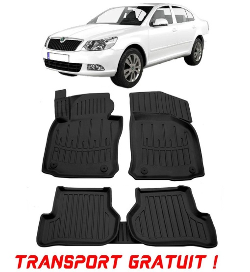 Skoda Octavia II (A5) (2004-2013) Set covorase auto cauciuc G.Modern Line 3D transport gratuit