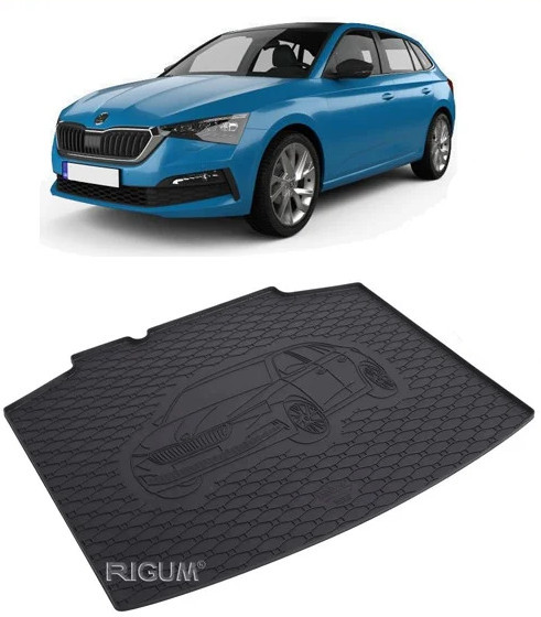 Skoda Scala din 04.2019 - Prezent Hatchback Portbagaj Inferior *3, Tavita Pentru Portbagaj Lux Premium Dedicata,