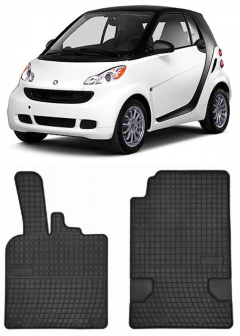 Smart Fortwo II, Hatchback, Din 2007 - 2014 , Set Covorase Auto Premium