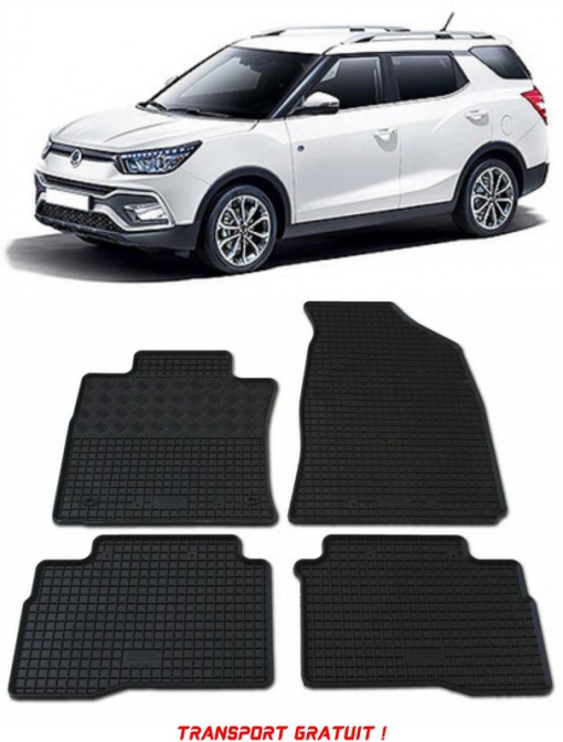 Ssang Yong Grand TIVoli fabricat din 2021 - Prezent, Suv, set covorase auto dedicate, din cauciuc 100% Premium - Transport Gratuit
