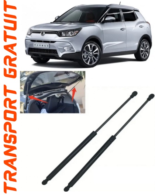 Ssangyong Tivoli Set 2 amortizoare pentru portbagaj / haion Krosno compatibil cu Ssangyong Tivoli SUV fabricat intre 2015