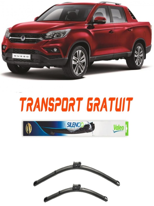 Stergatoare Ssangyong Musso Set 2 stergatoare parbriz Valeo 65 cm/47.5 cm pentru Ssangyong Musso (Qk) din 2018 (65 cm / 47.5 cm)