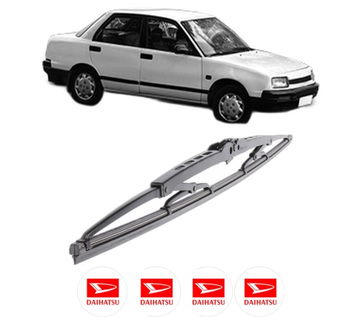Stergator lamela spate DAIHATSU APPLAUSE I Hatchback (A101, A111) din 1989 - 1997, pentru luneta auto, Bosch Twin, din cauciuc siliconat rezistent, 4 Stickere Auto DAIHATSU