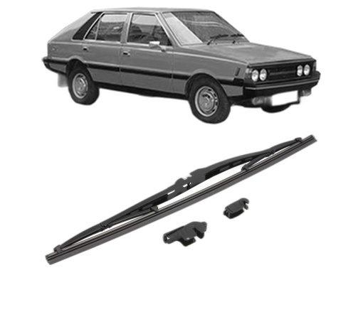 Stergator lamela spate FSO 127P din 1969 - 1976, pentru luneta auto, Valeo Silencio, din cauciuc siliconat rezistent, 4 Stickere Auto FSO
