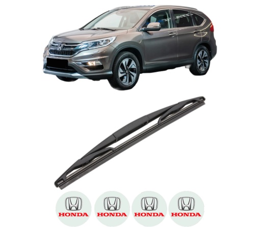 Stergator lamela spate HONDA CR-V V (RW_, RT_) din 2016 - 2023, pentru luneta auto, Valeo Silencio, din cauciuc siliconat rezistent, 4 Stickere Auto HONDA