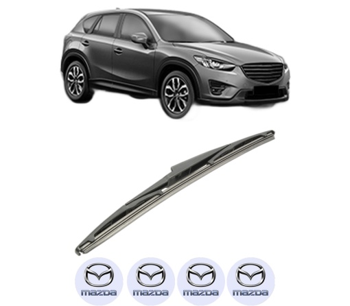 Stergator lamela spate MAZDA CX-5 Van (KE_) din 2015 - 2017, pentru luneta auto, Bosch Twin, din cauciuc siliconat rezistent, 4 Stickere Auto MAZDA