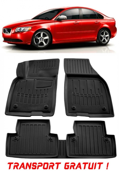 Volvo S40 II (2004-2012) Set covorase auto cauciuc G.Modern Line 3D transport gratuit