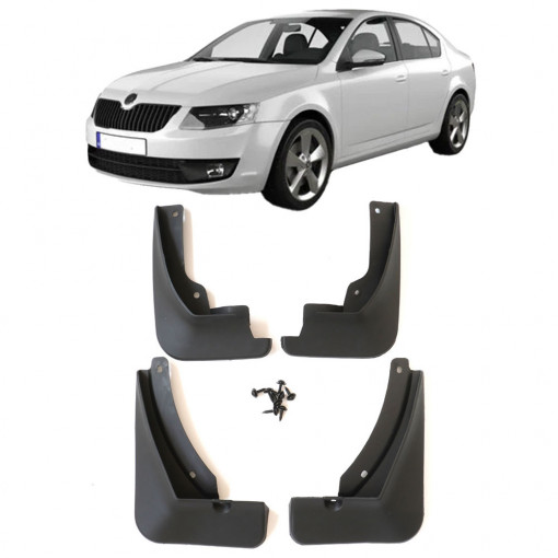 Aparatori de noroi pentru Skoda Octavia 3 2018-2020 Sedan Set 4 Buc