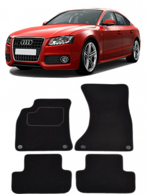 Audi A5 Set covorase auto din mocheta premium, dedicate pentru Audi A5 B8 Combi fabricat intre 2007-2016, calitate extra