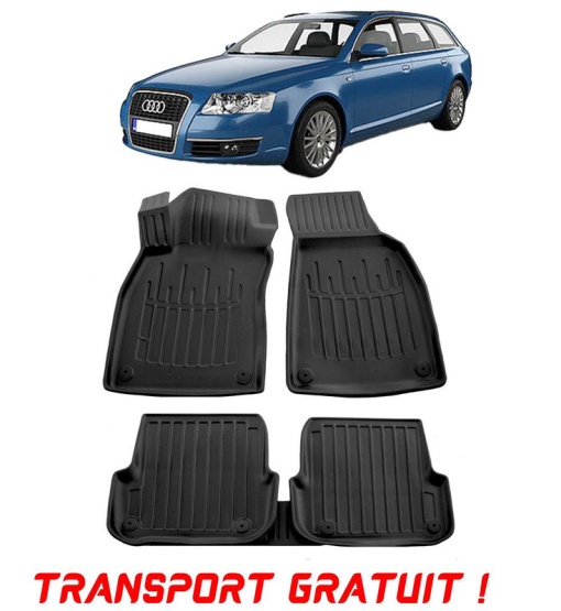 Audi A6 (C6) (2004-2011) Set covorase auto cauciuc G.Modern Line 3D transport gratuit