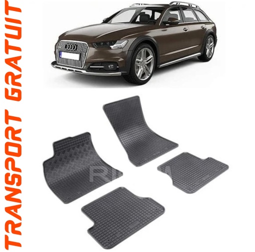 Audi A6 C7, Combi, fabricat din 09.2011 - 08.2018, set covorase auto dedicate, din cauciuc 100% Premium