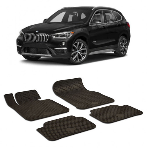 BMW X1 (F48), inclusiv hybrid (2015-) Set 4 covorase auto cauciuc Urban Line